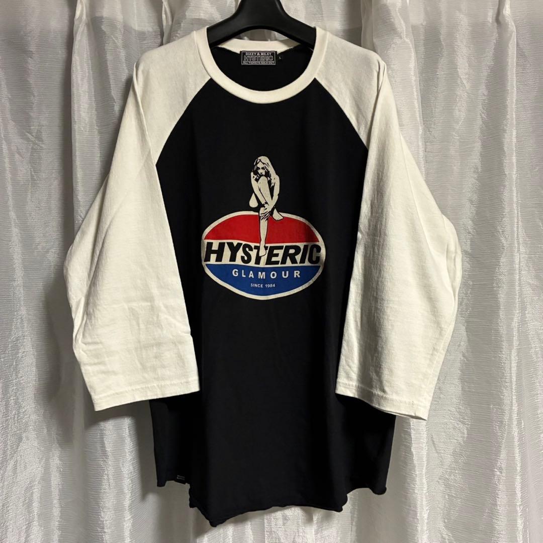 HYSTERIC GLAMOUR ラグランスリーブ七分丈