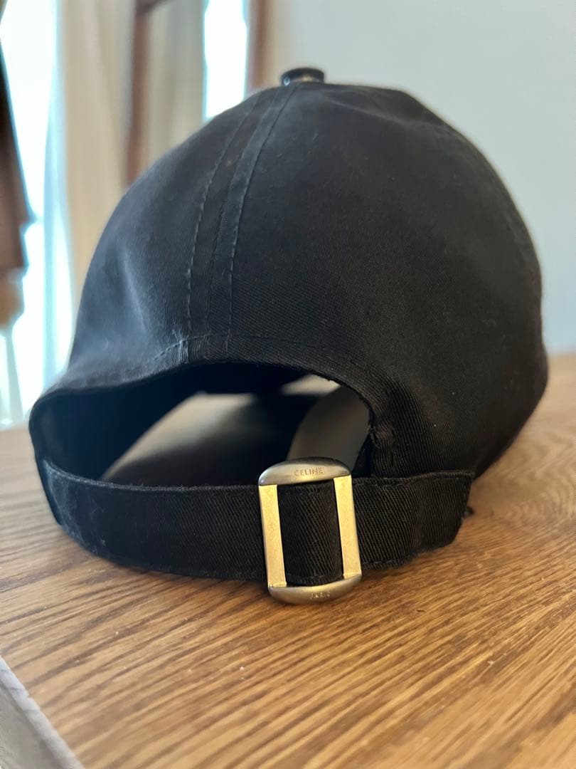 CELINE ベースボールキャップ /ブラック