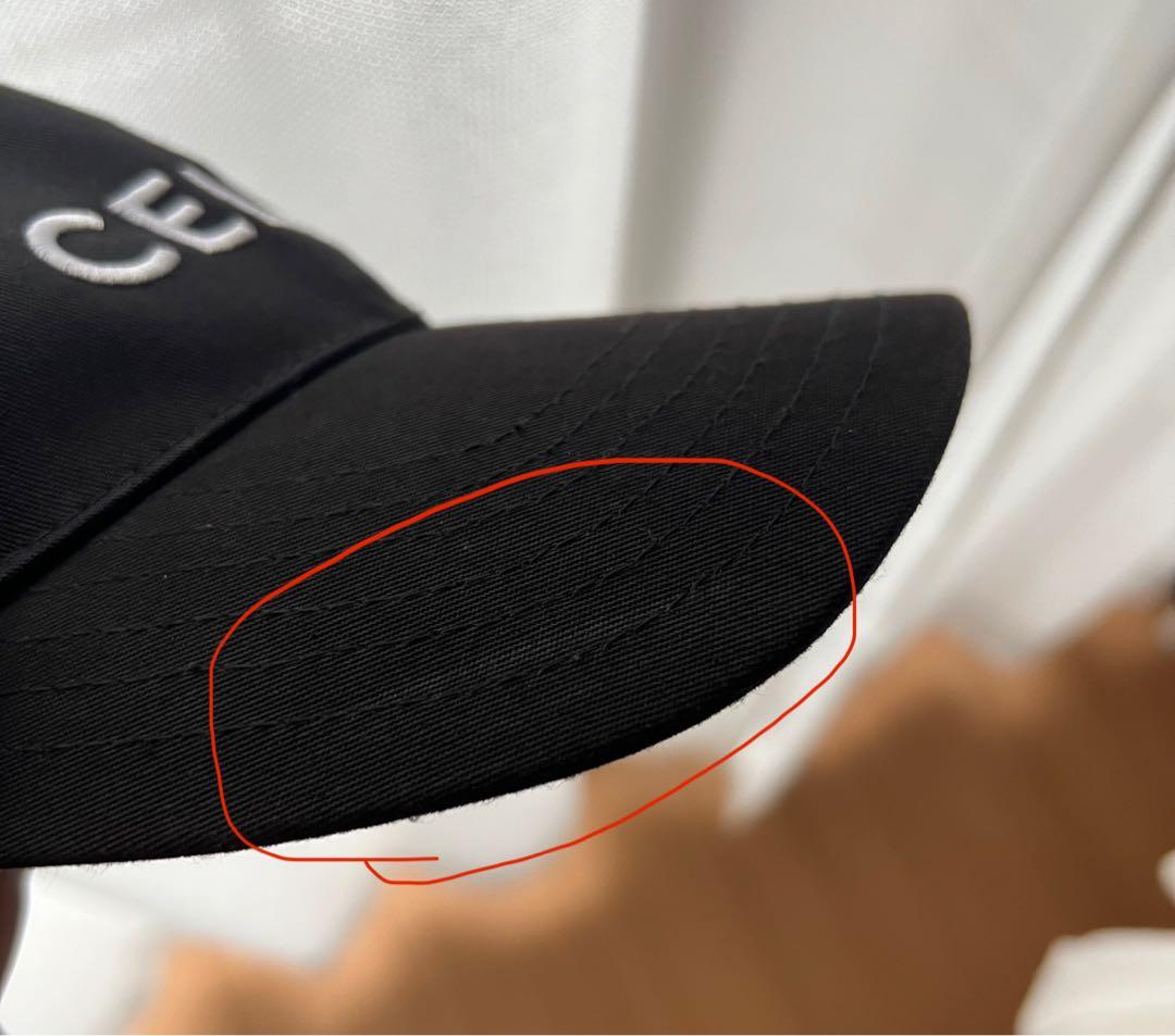 CELINE ベースボールキャップ /ブラック