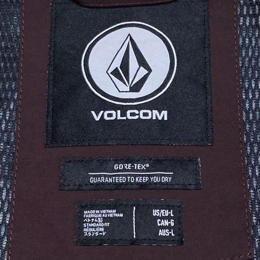 【美品】VOLCOM ボルコム GORE-TEX jacket ボルドー L
