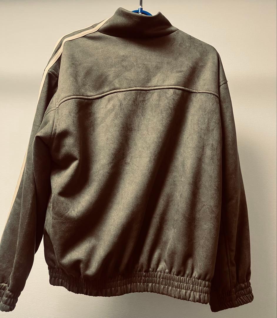 M adidas originals スエード トラックジャケット　緑