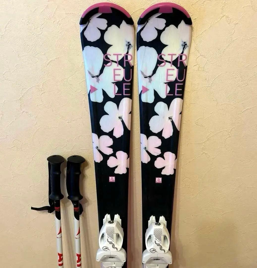 ◾️カービングスキーセット　スキー板130㎝ ブーツ23㎝ 子供用　ジュニア用