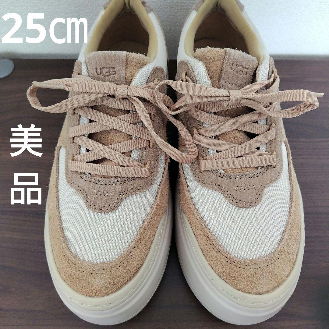 ♛美品♛2度着用 UGG マリンメガレース♛ 25㎝ お値下げ！！厚底スニーカー