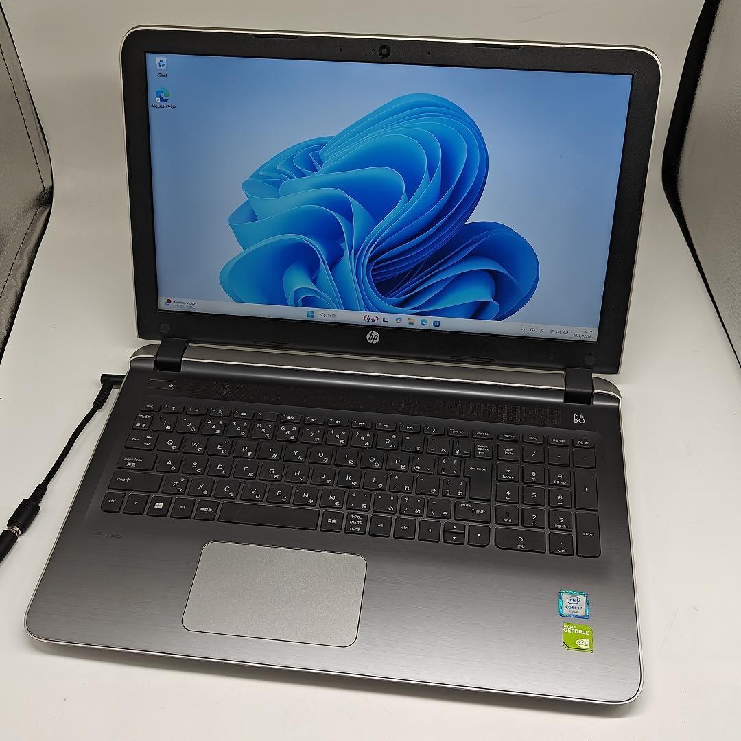 【HP】高性能i7 SSD256GB 16GB 17.3インチ ノートPC