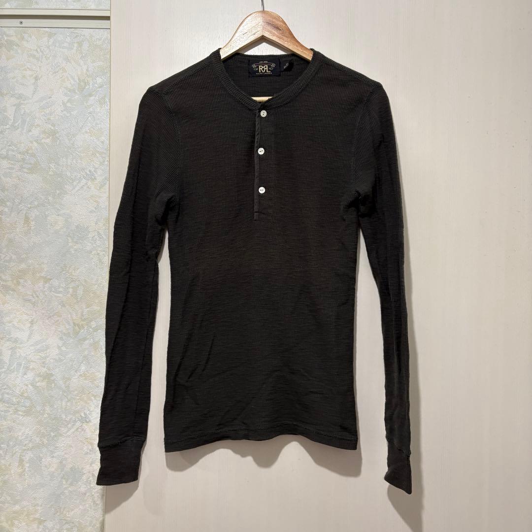 RRL ヘンリーネック サーマル ロンT ワッフル