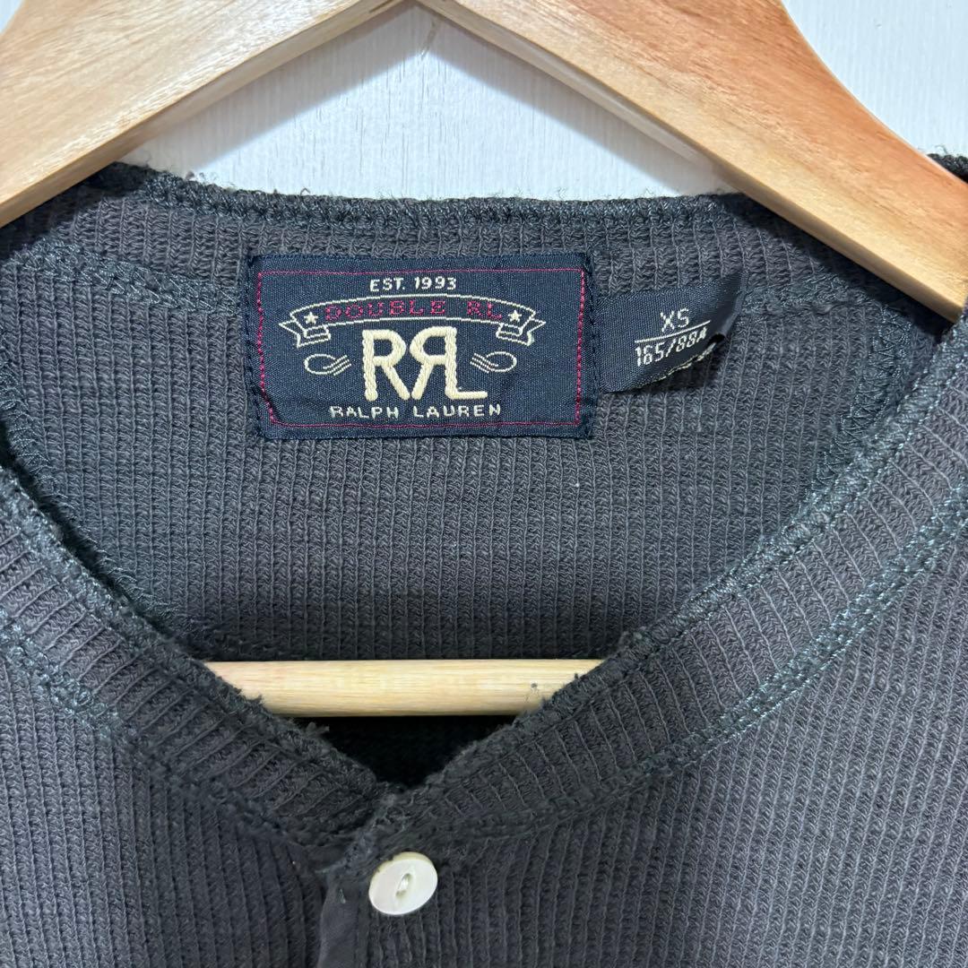 RRL ヘンリーネック サーマル ロンT ワッフル