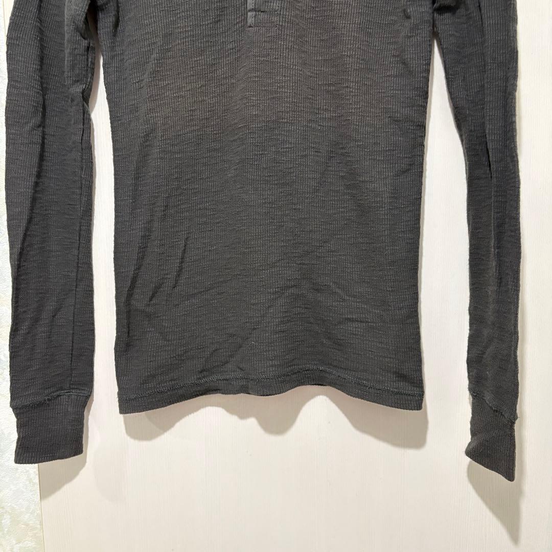 RRL ヘンリーネック サーマル ロンT ワッフル