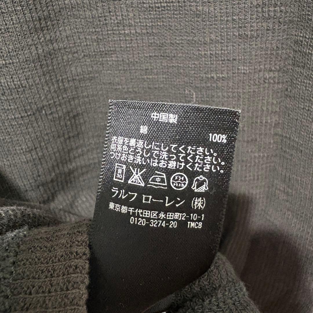 RRL ヘンリーネック サーマル ロンT ワッフル