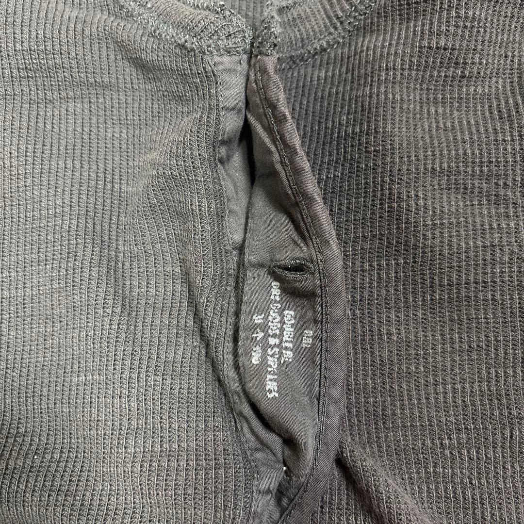 RRL ヘンリーネック サーマル ロンT ワッフル