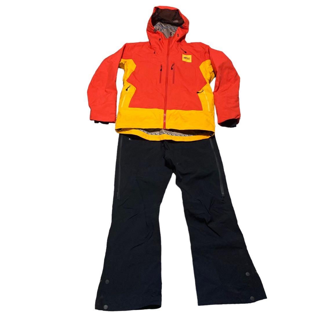 -*-様 極美品PICTURE スノーボードウェア ビブパンツ ラマさん 上下別