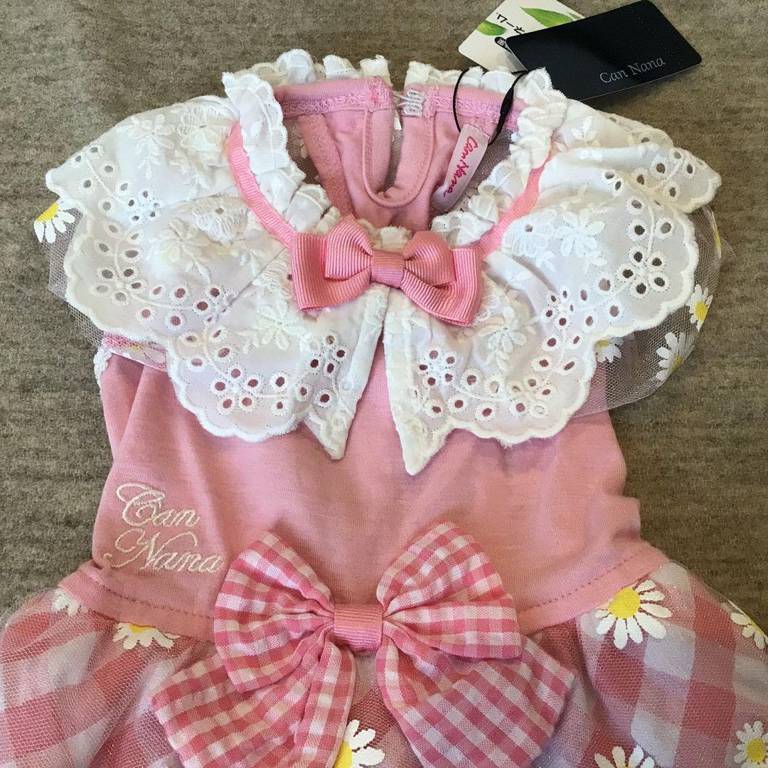 【新品】Can Nana キャンナナ　犬服　ワンピース　S+M