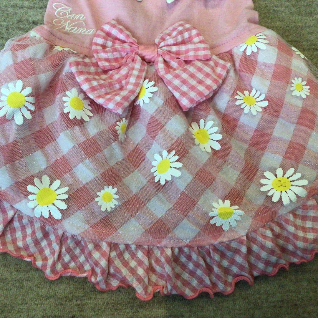 【新品】Can Nana キャンナナ　犬服　ワンピース　S+M