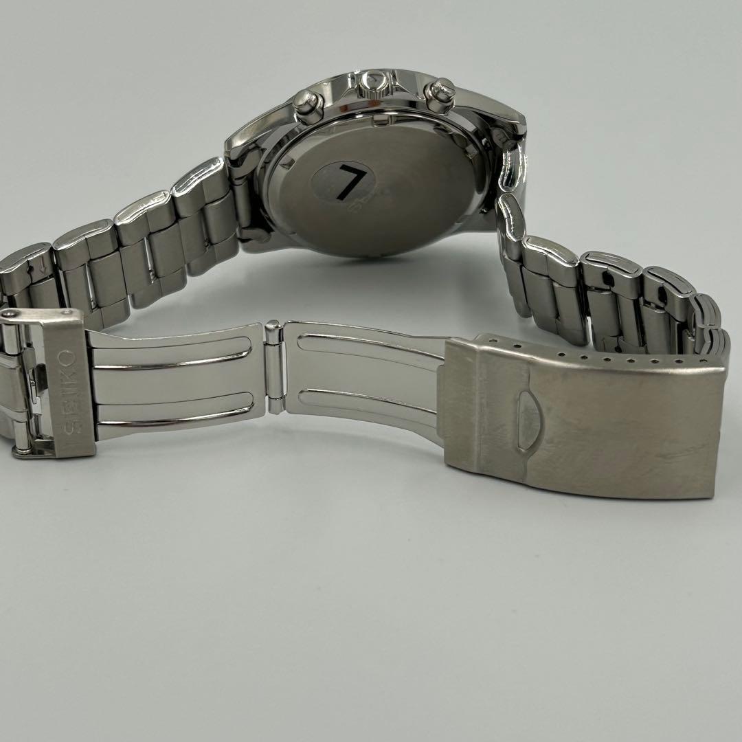 ✨極美品✨SEIKO セイコー ソーラー 7T92-0DW0 クロノグラフ 紺