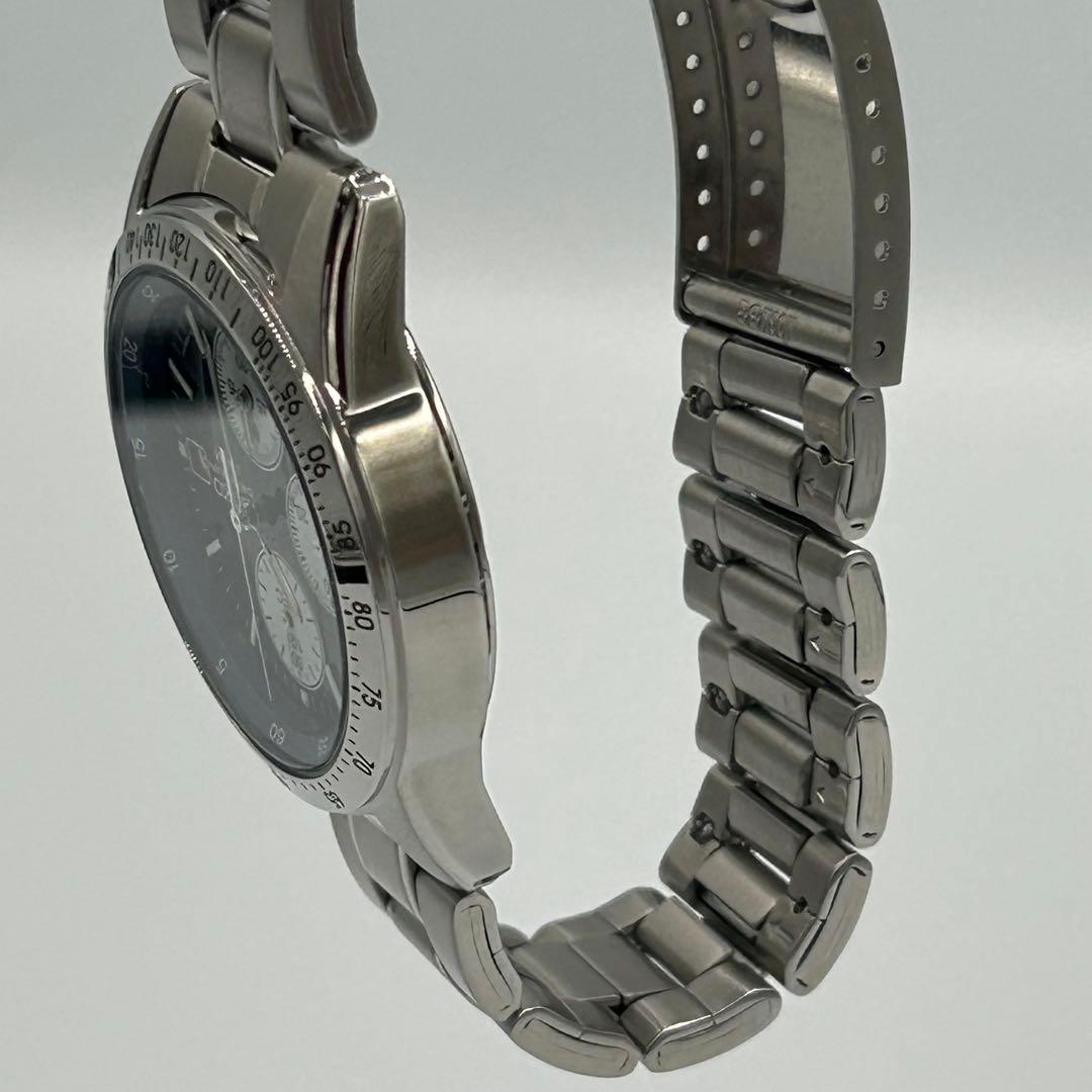 ✨極美品✨SEIKO セイコー ソーラー 7T92-0DW0 クロノグラフ 紺