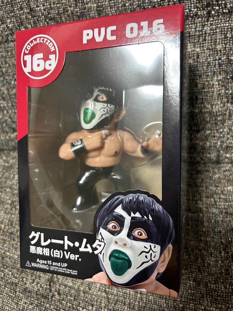 16dソフビコレクション ★グレート・ムタ 悪魔相（白ver）HAO武藤敬司