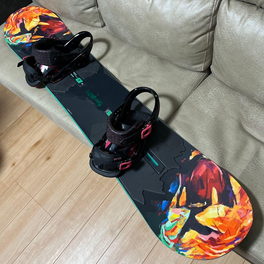 BURTON SOCIALITE 142 × BURTON SCRIBE M