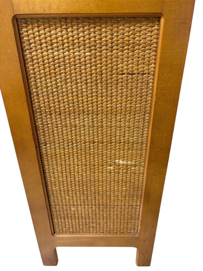 美品 オールドカリモク KARIMOKU 電話台 棚 フリーラック ラタン