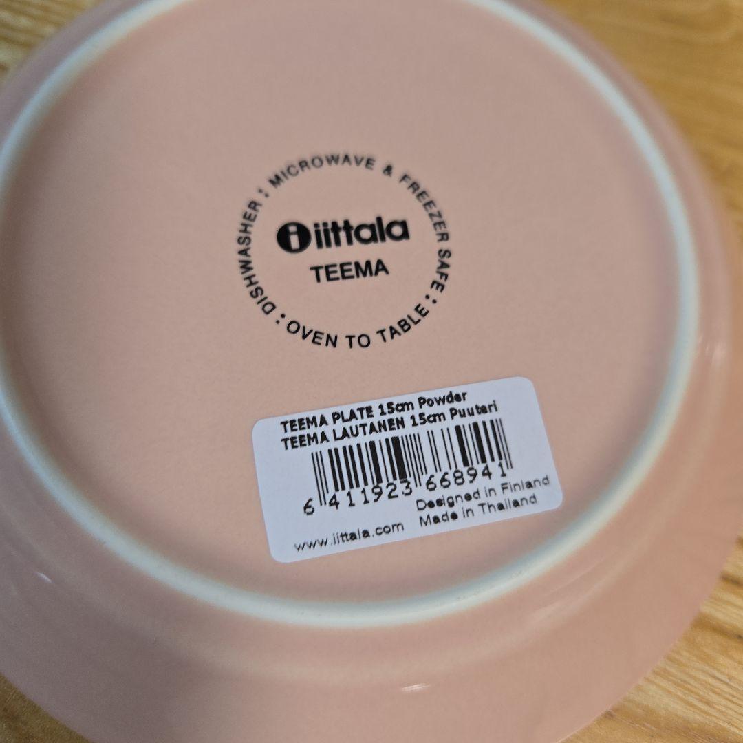 【未使用】　ティーマ　 パウダープレート(12㎝&15㎝)4枚