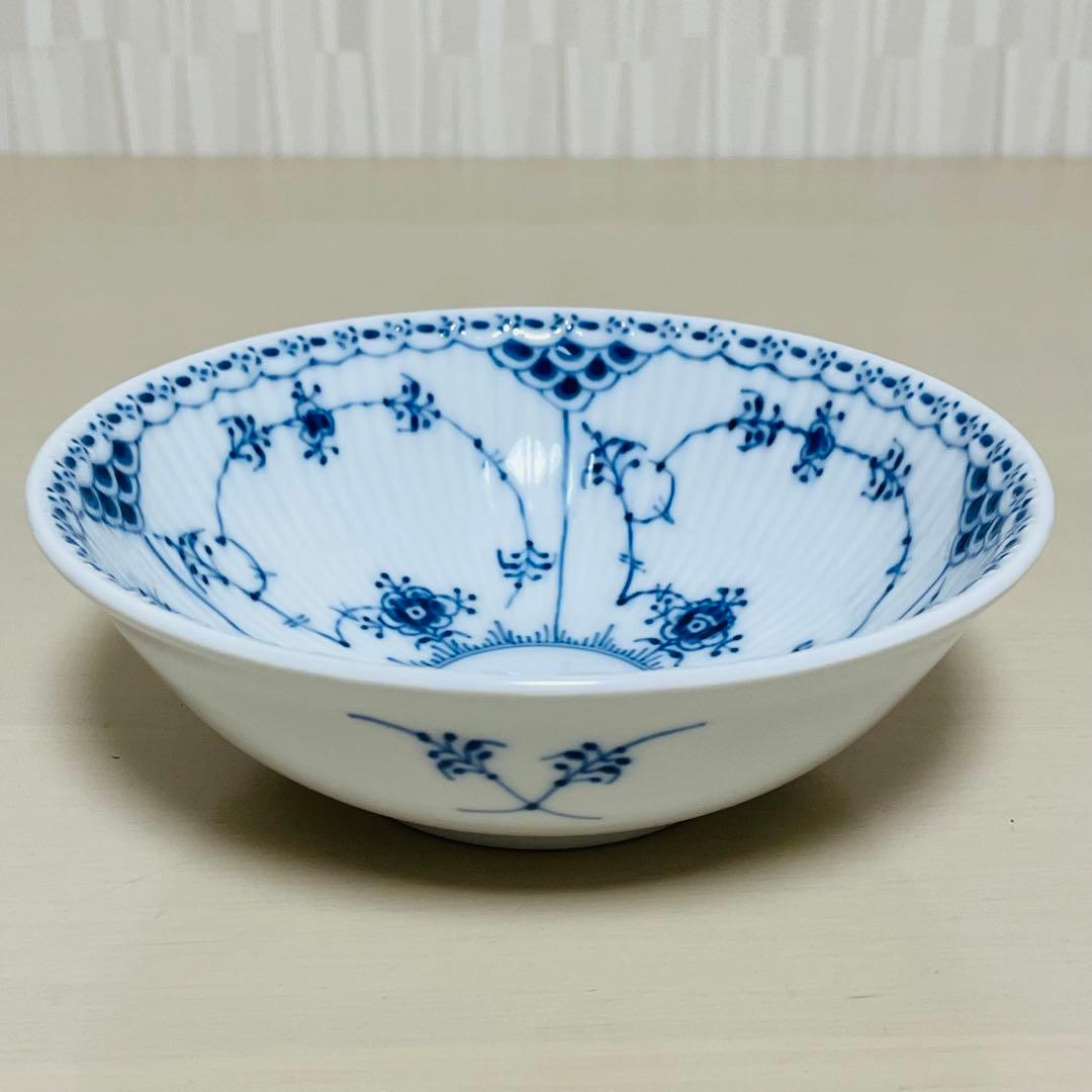 ロイヤルコペンハーゲン ブルーフルーテッド ハーフレース ボウル ペア