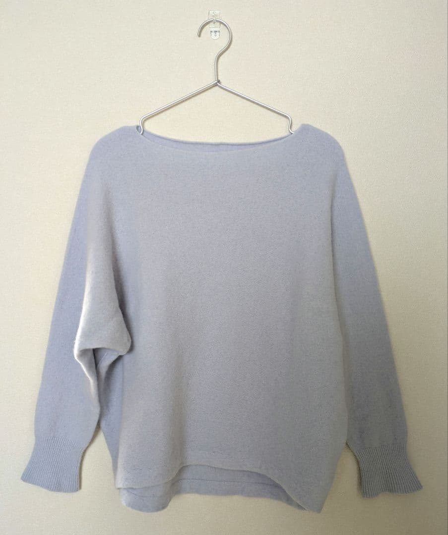 Noble ファインウールドルマンプルオーバー　パープル