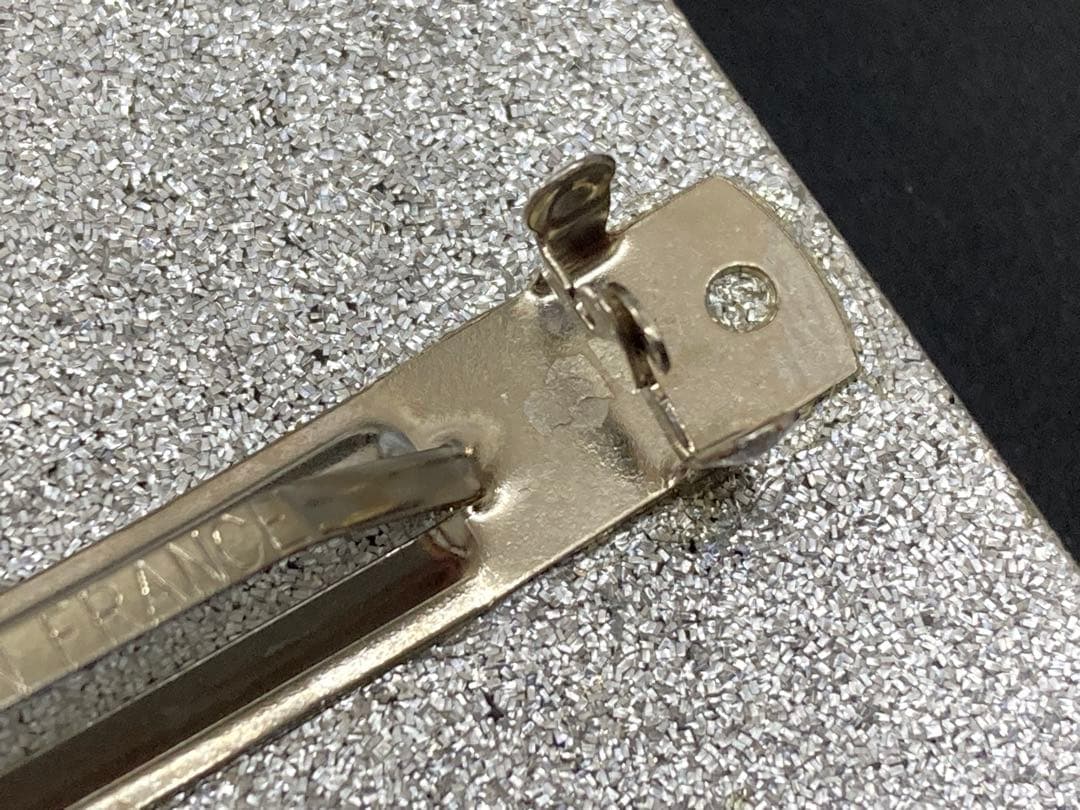 CHANEL シャネル　バレッタ　ラメ