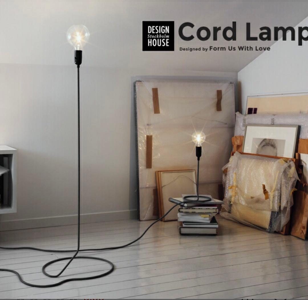 デザインハウス ストックホルム コードランプ フロアランプ 照明 北欧