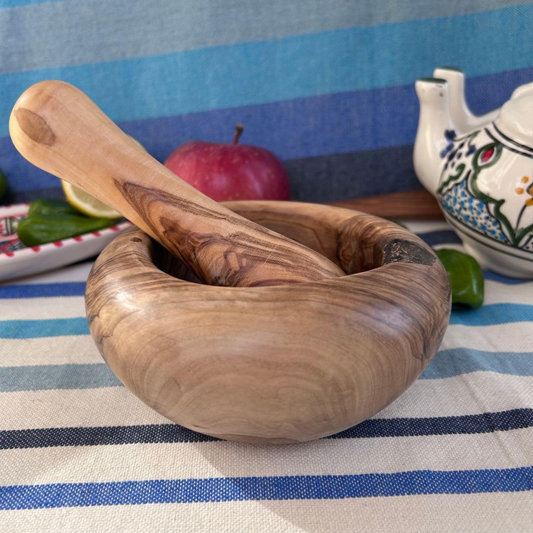 オリーブの木　スパイスマッシャー すり鉢すりこ木セットB