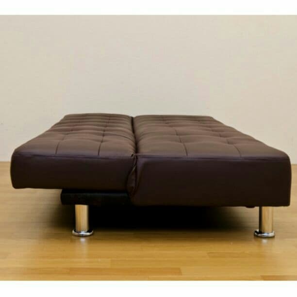 コンパクトソファーベッド  ブラウン