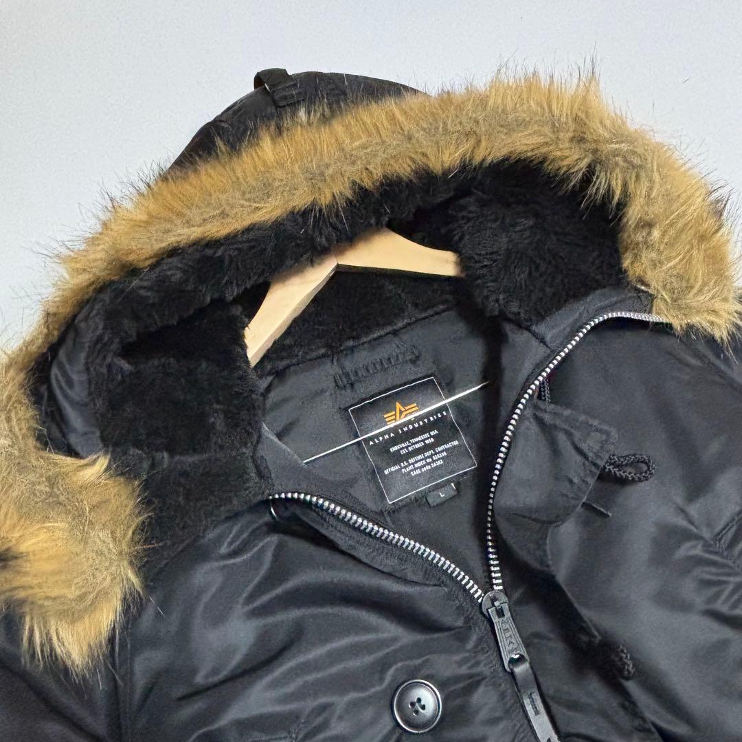 ぷっ〜ぞう ALPHA アルファ　黒・ブラック　N3B　ミリタリー　フライ