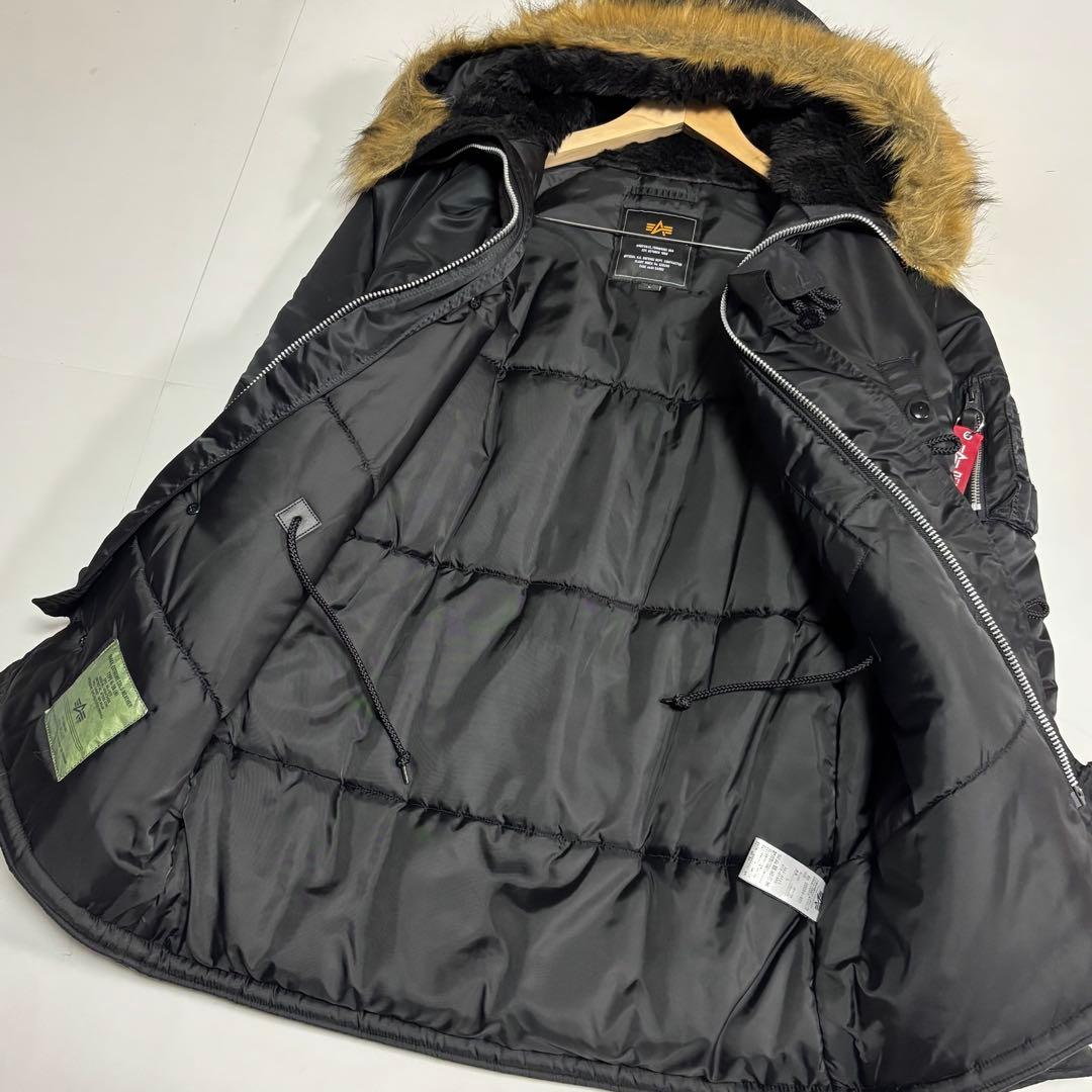 ぷっ〜ぞう ALPHA アルファ　黒・ブラック　N3B　ミリタリー　フライ