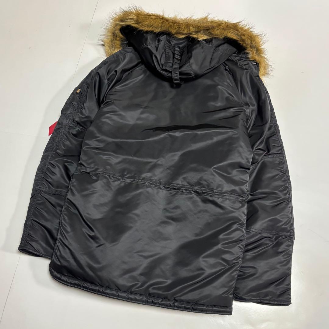 ぷっ〜ぞう ALPHA アルファ　黒・ブラック　N3B　ミリタリー　フライ