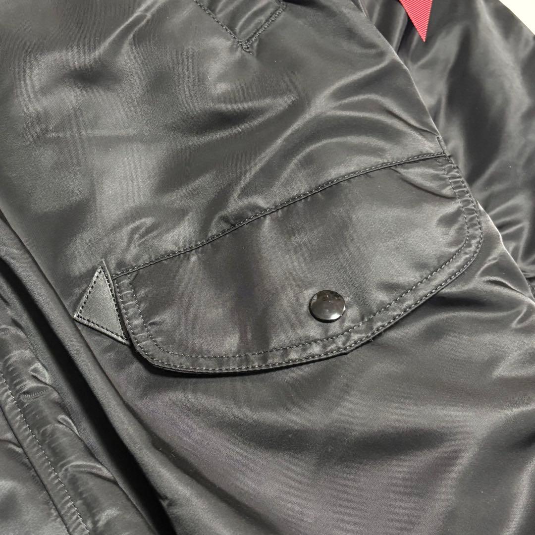 ぷっ〜ぞう ALPHA アルファ　黒・ブラック　N3B　ミリタリー　フライ