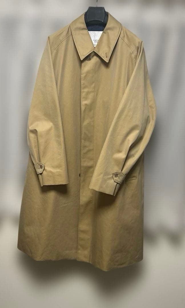 ナナミカ　2L Cotton GORE-TEX Balmacaan Coat