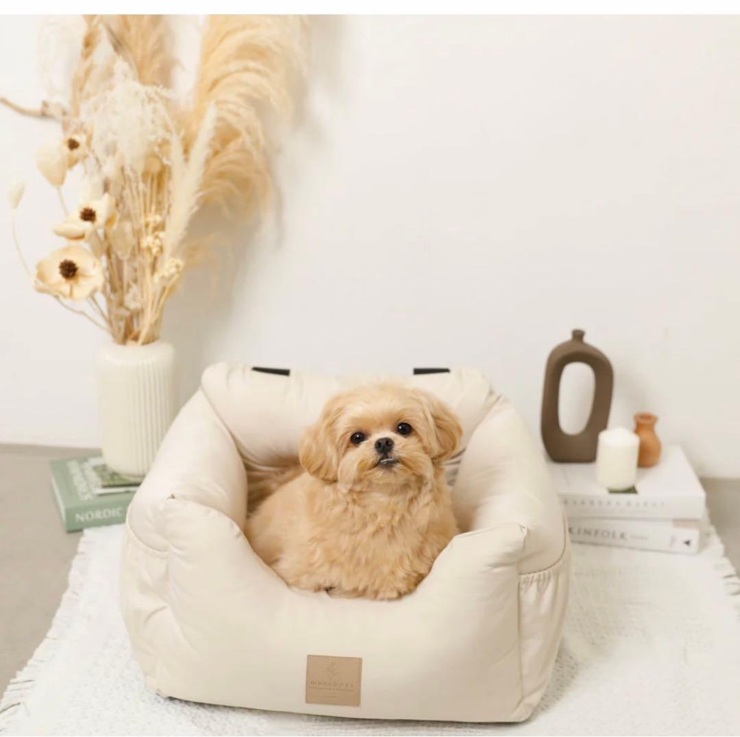 モンシェリ 撥水ふんわりドライブペットベッド moncheri