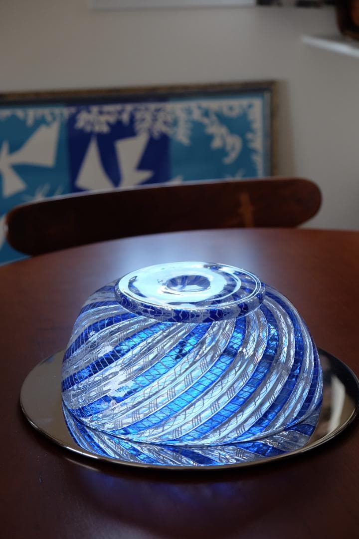 ベネチアンガラス レースガラス 検/舩木倭帆/藤田喬平/倉敷ガラス/ワイングラス