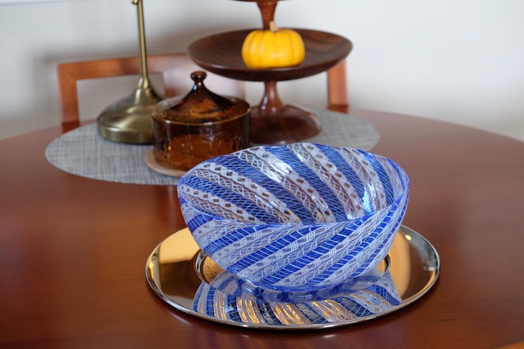 ベネチアンガラス レースガラス 検/舩木倭帆/藤田喬平/倉敷ガラス/ワイングラス