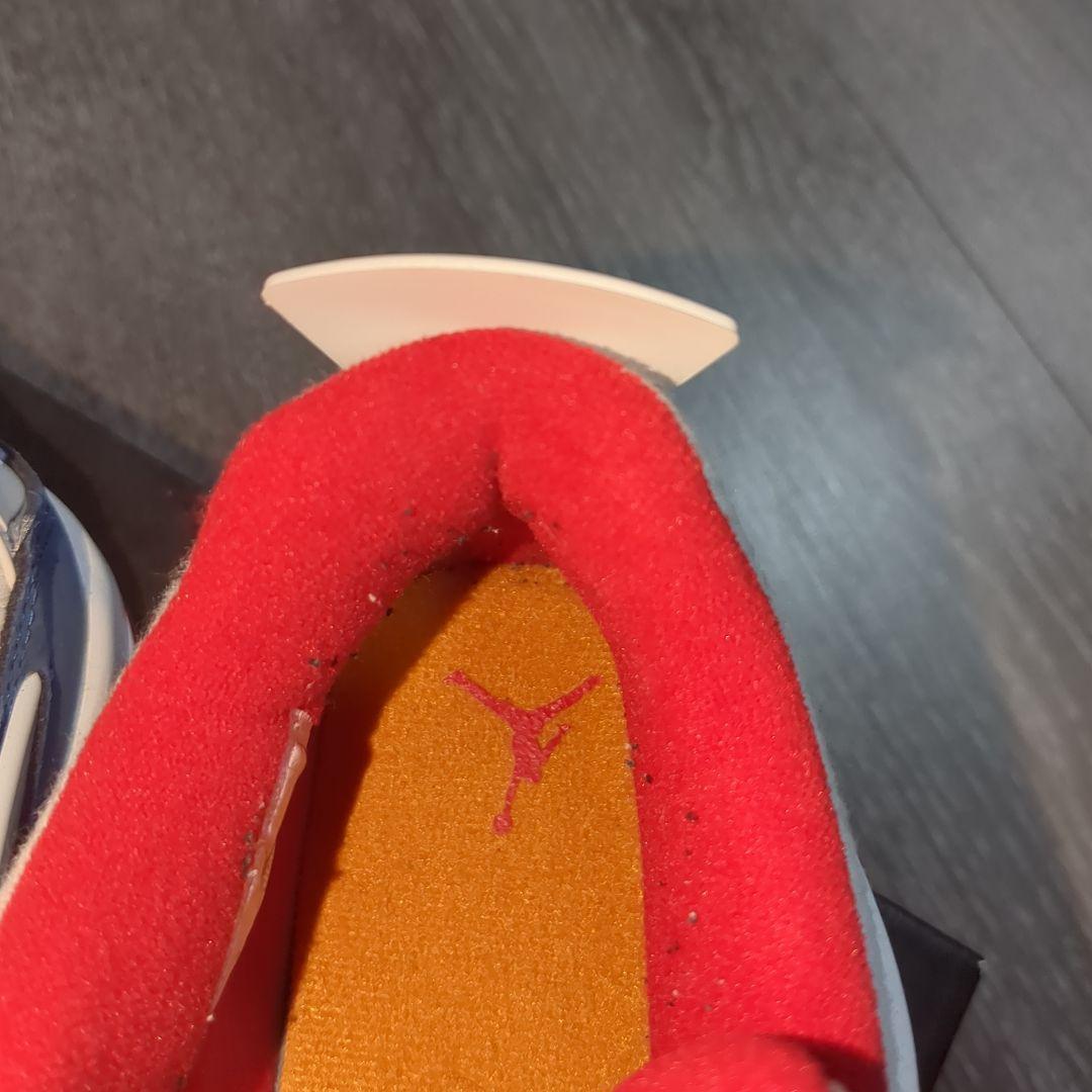 靴 NIKE AIR JORDAN 4 RETRO (GS) FRENCH BLUE