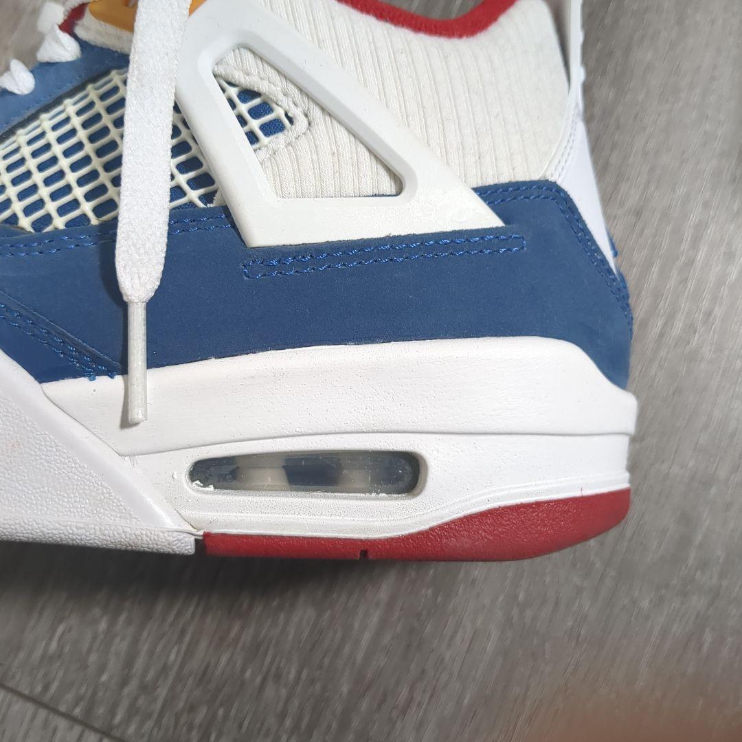 靴 NIKE AIR JORDAN 4 RETRO (GS) FRENCH BLUE