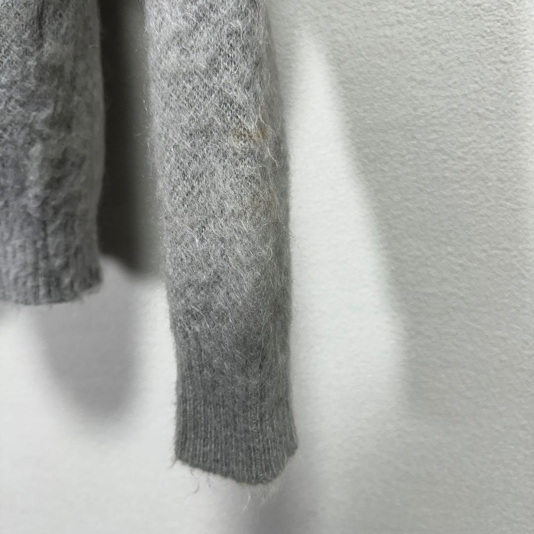 wacko maria モヘア モヘヤカーディガン グレー