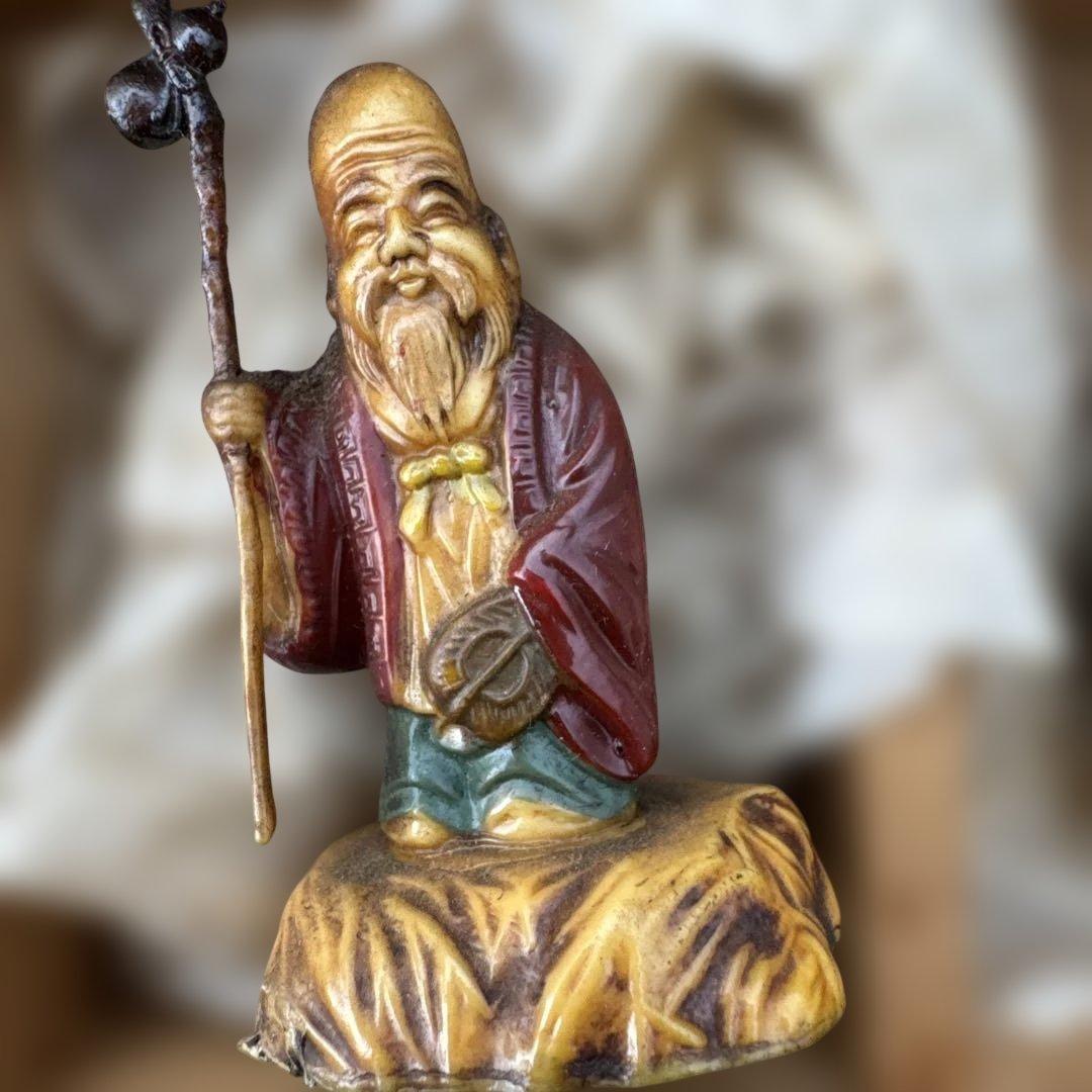 古い七福神の置物　古物