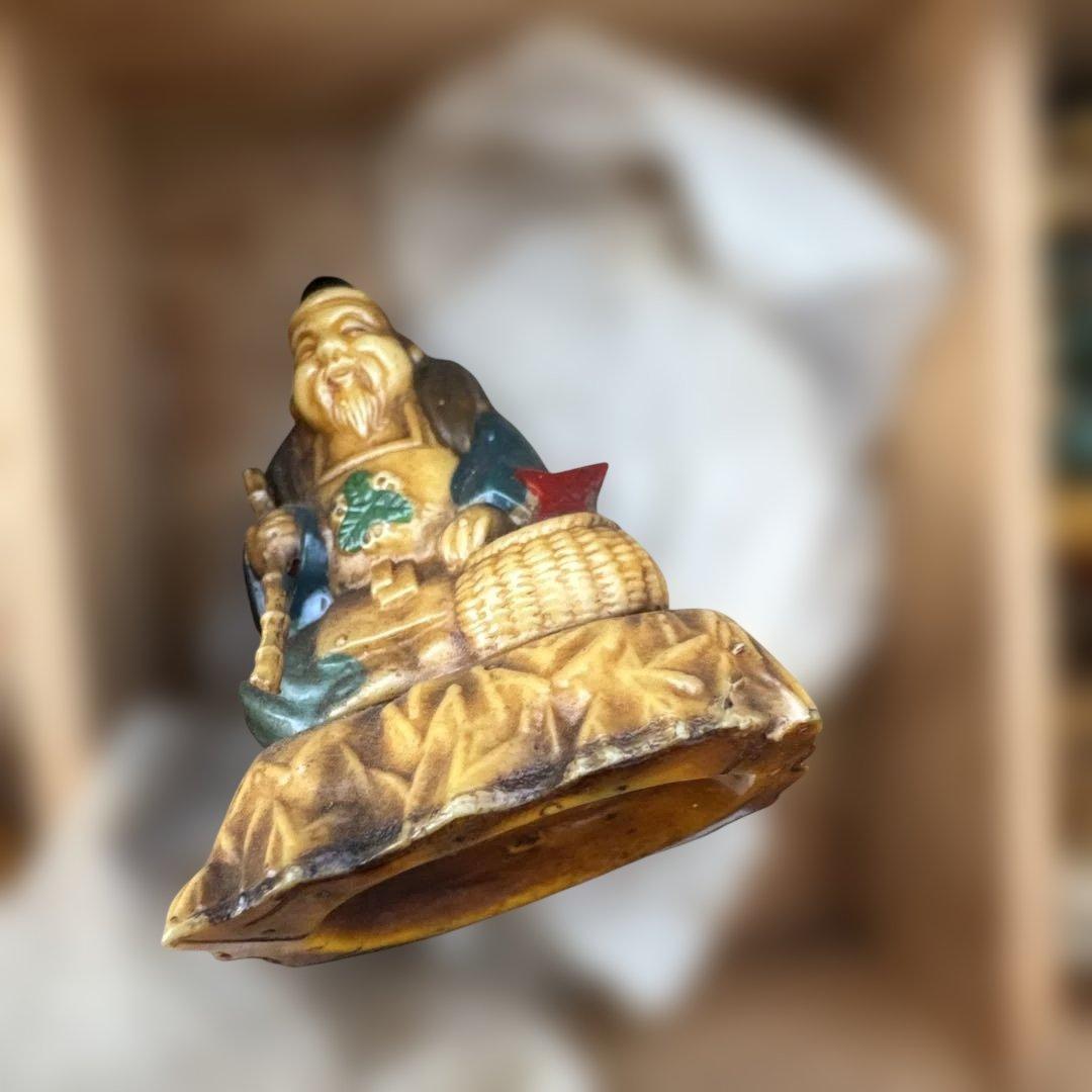 古い七福神の置物　古物