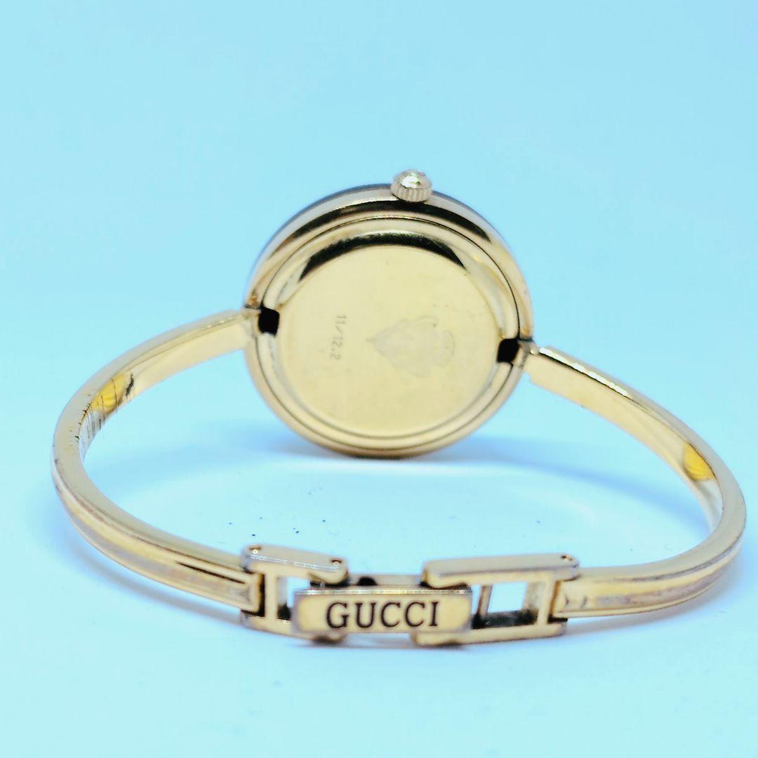 【正規】グッチ チェンジベゼル ブラウン 11/12.2 QZ レディース 時計