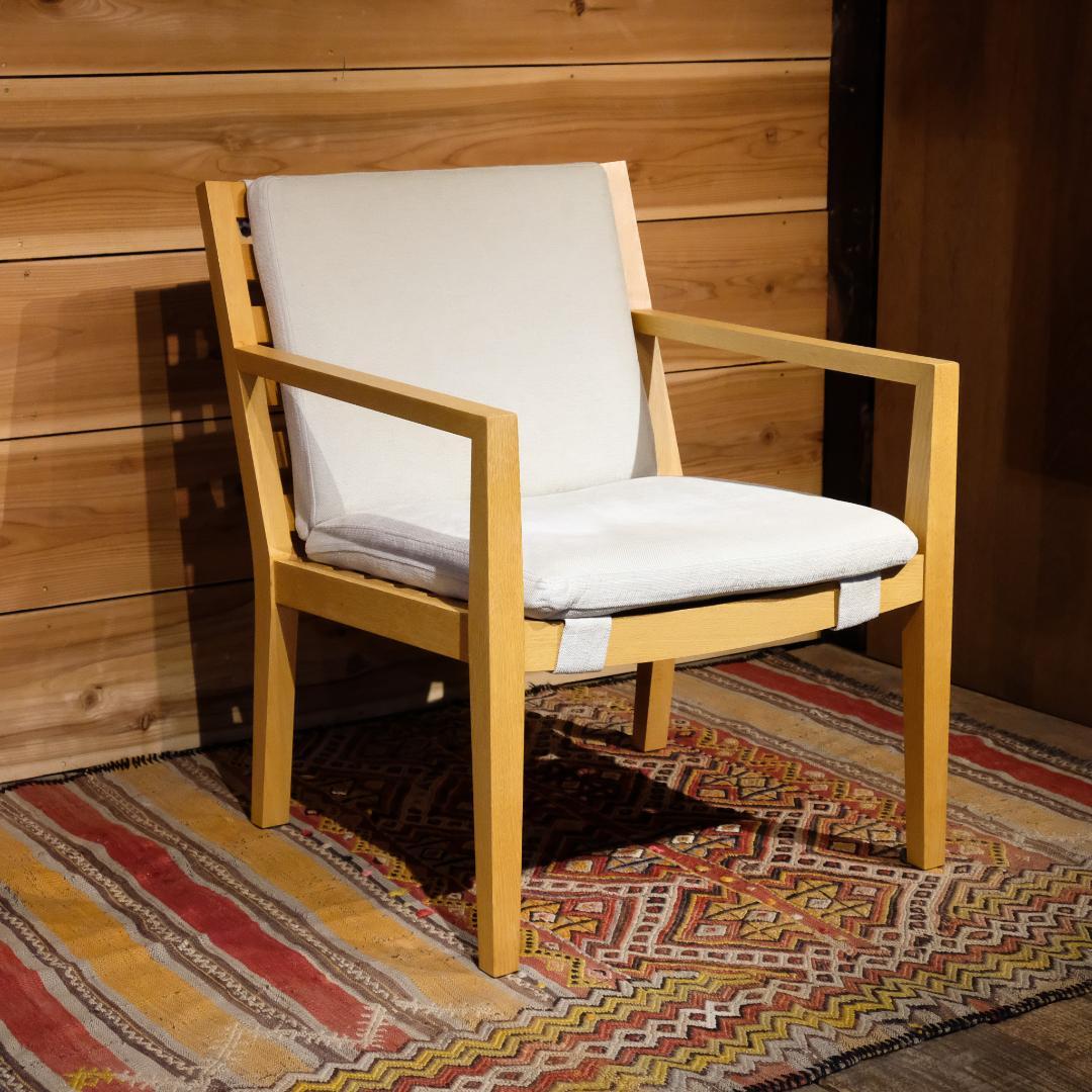 WISE・WISE ワイスワイス AKI アキラウンジチェア オーク材