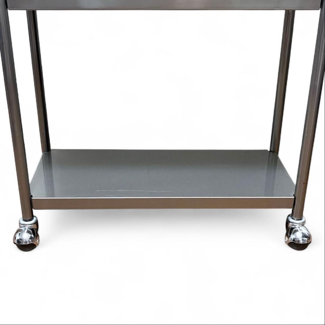 ステンレスワゴン キッチンワゴン ツールワゴン 4輪キャスター インダストリアル