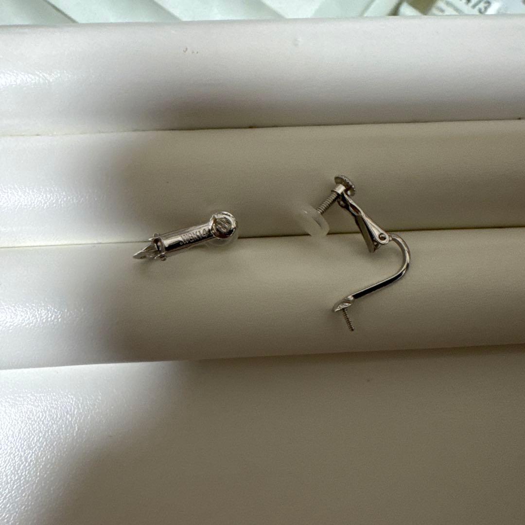パール用新古品K１４WGイヤリング金具1セット
