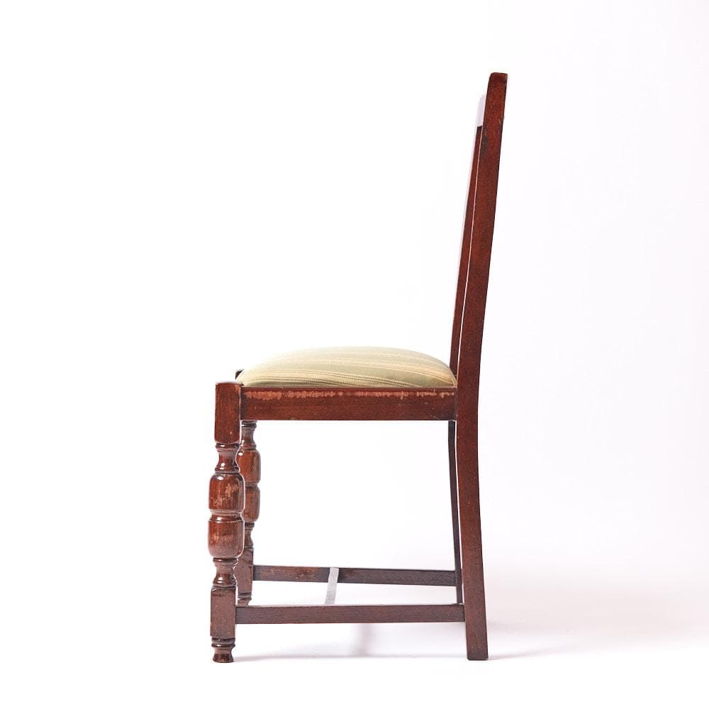 【surf】イギリス製アンティークチェア 1脚③(座面張替済)