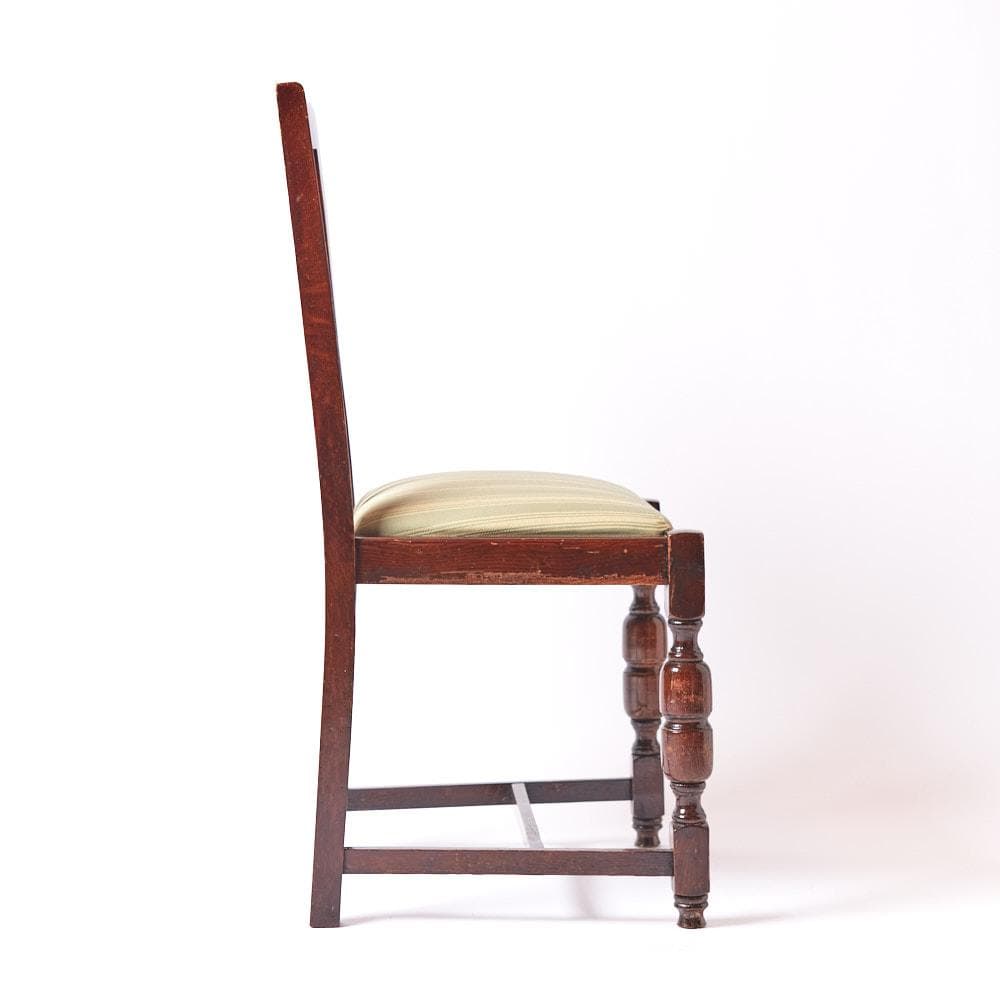 【surf】イギリス製アンティークチェア 1脚③(座面張替済)