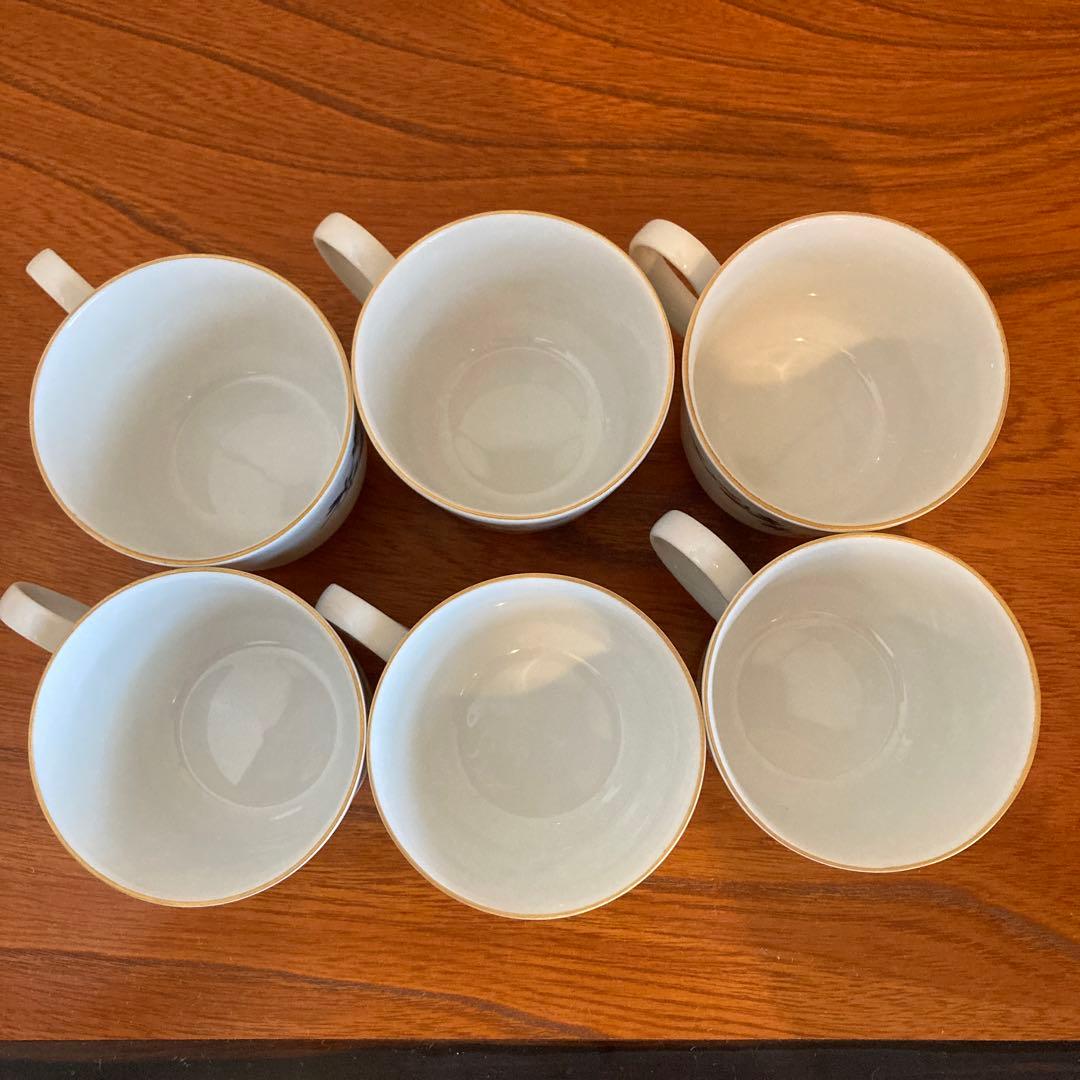 深川製磁　花柄陶器食器セット 同一シリーズ47点