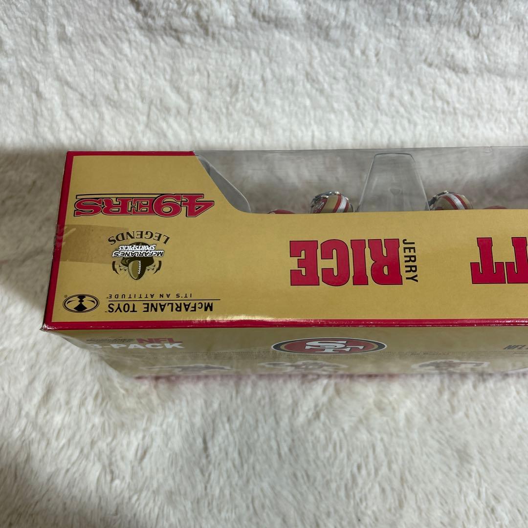 【美品】NFL フィギュアセット Montana, Lott, Rice