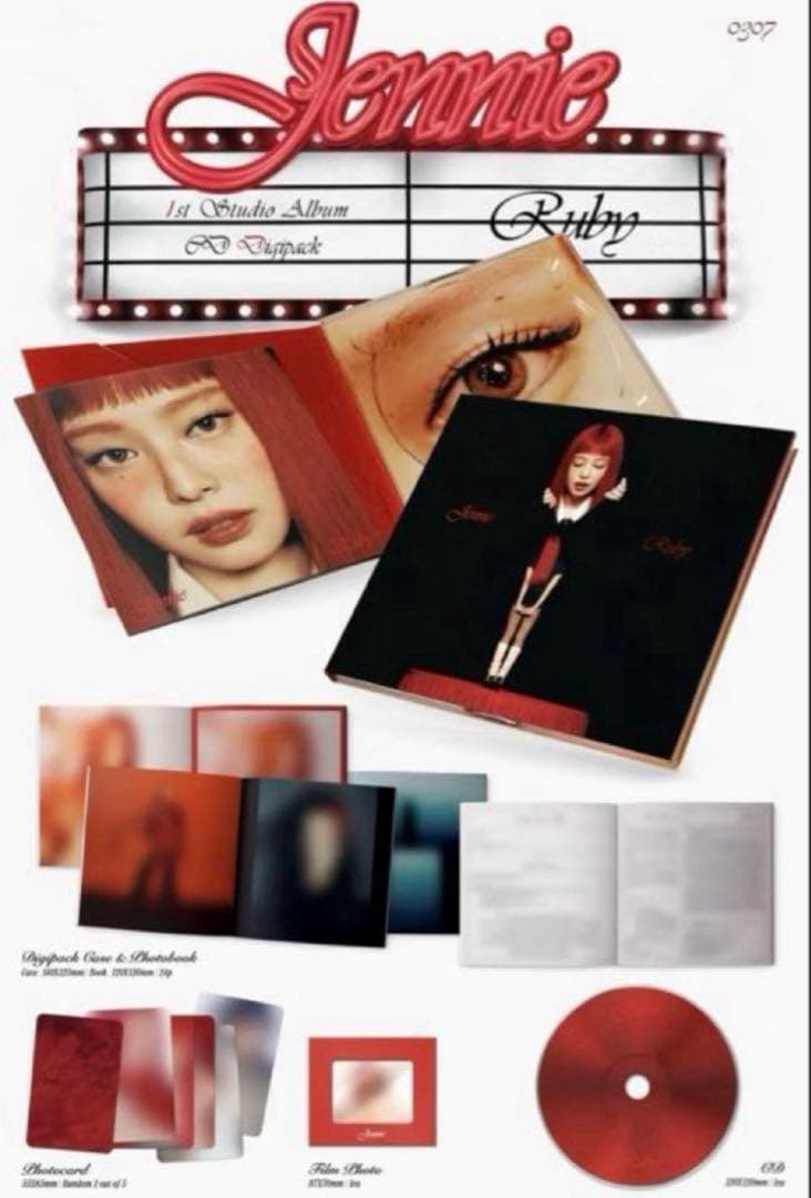新品未開封 JENNIE Ruby 直筆 サイン入り ジェニ BLACKPINK